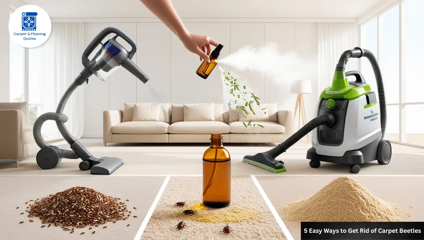 5 Easy Ways to Get Rid of Carpet Beetles